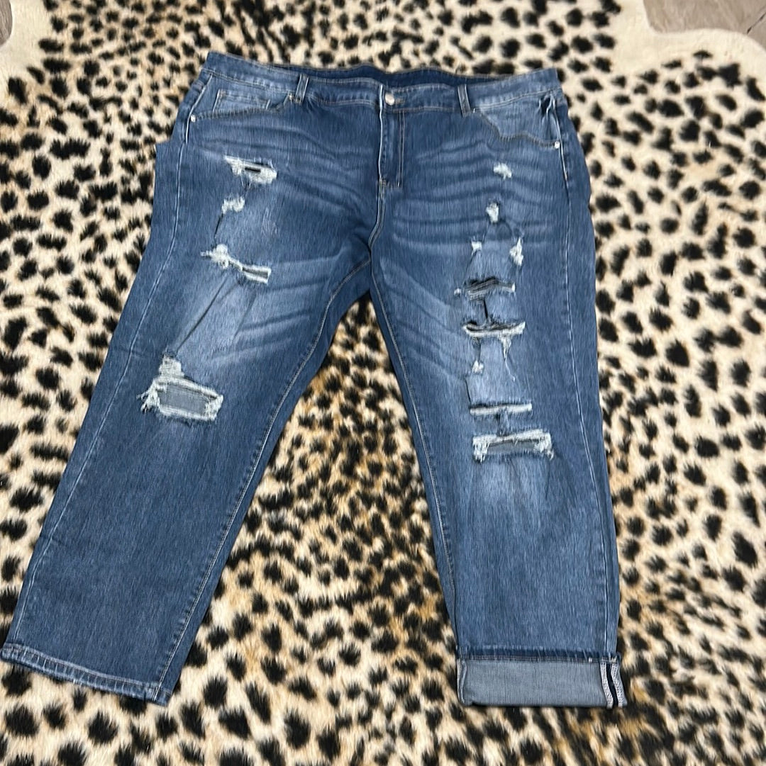 Curvy Jeans Rolled or Unrolled